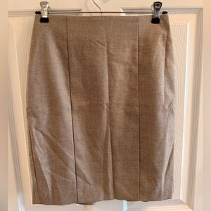 Ann Taylor Pencil Skirt Beige Size 0P